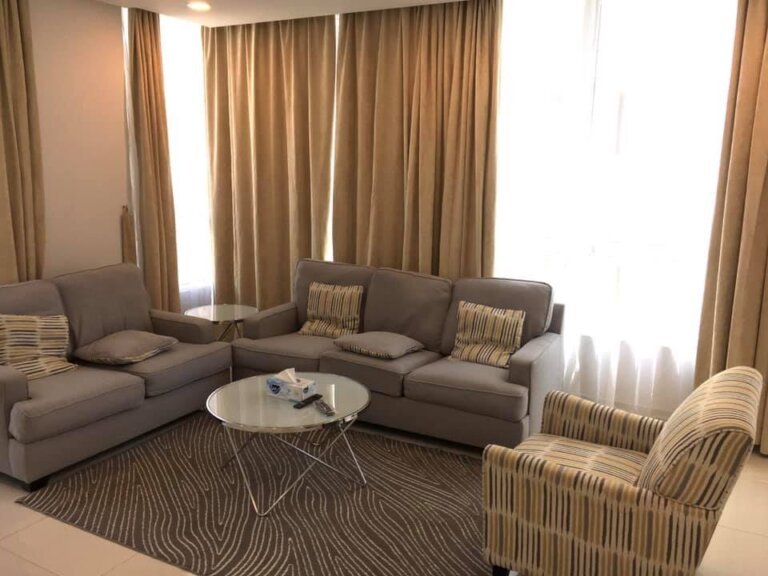 2 Bedrooms Fully furnished Bright Apartment with maid room for Rent. (New Hidd)