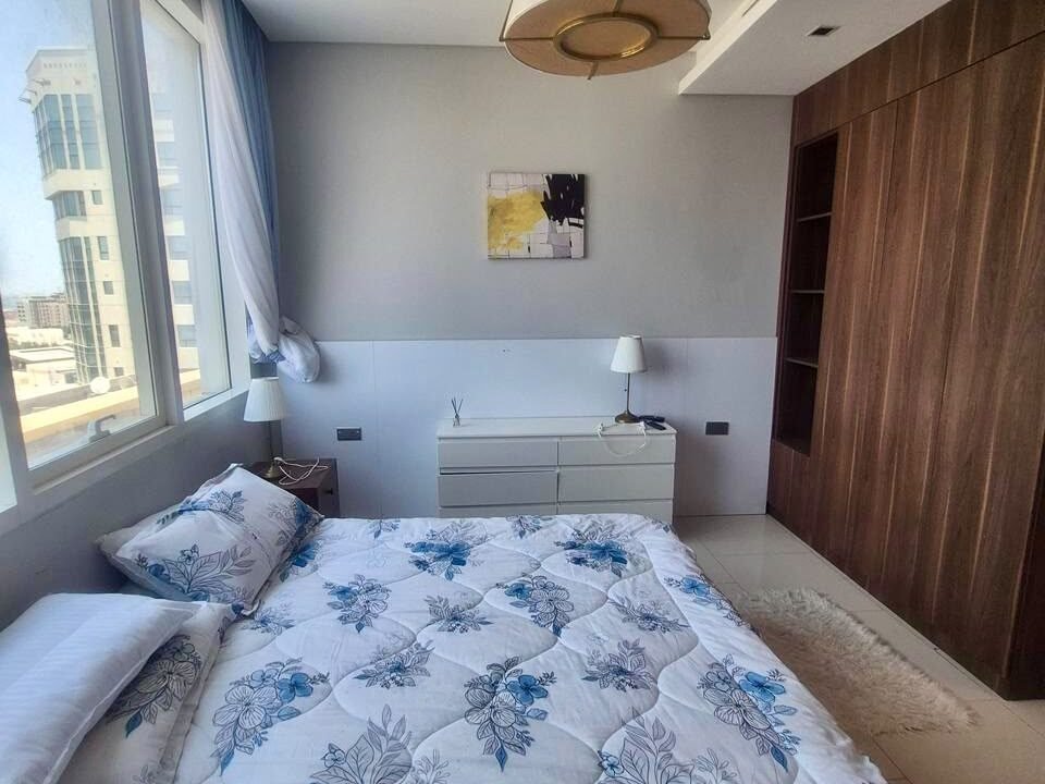 Al Najjar Tower apartment – furnished bedroom